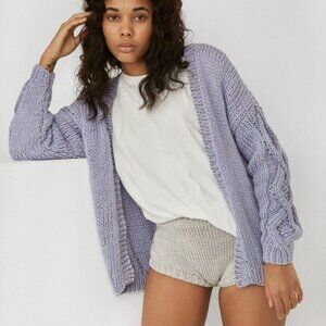 The Knotty Ones Tom Cardigan, Lilac